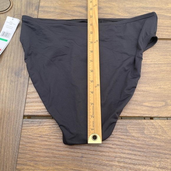 Carmen Marc Valvo
4Twisted Ties High Waist Bikini Swim Bottom L Black slimming - Picture 6 of 9